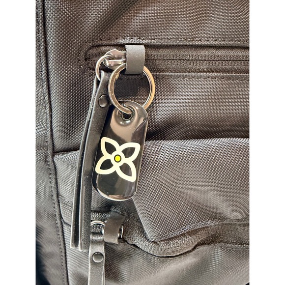 Sherpani Tote Backpack Convertible Black Nylon Leather Trim Versatile - Picture 10 of 14